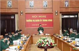 Đại tướng Phan Văn Giang chủ trì Hội nghị Thường vụ Quân ủy Trung ương